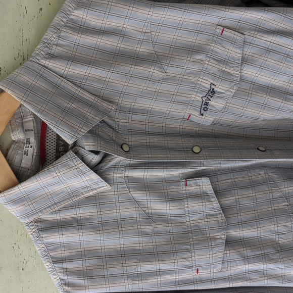 ORVIS I Trout Bum Long Sleeve Plaid Western Style Vented Shirt, M - Picture 3 of 15